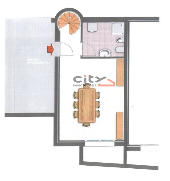planimetria piano primo - appartamento Cassola (VI) S.GIUSEPPE 